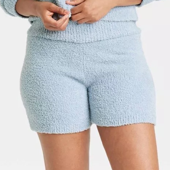 Women's Cozy Yarn Pajama Set - Stars Above Blue - Picture 2 of 4